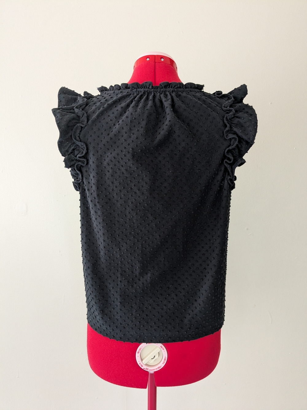 J.Crew Black Ruffled Top - Medium - Picture 5 of 7